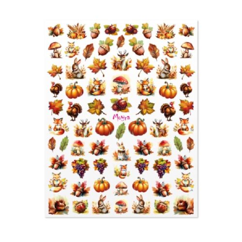 Moyra Water Transfer Sticker No 02 Autumn