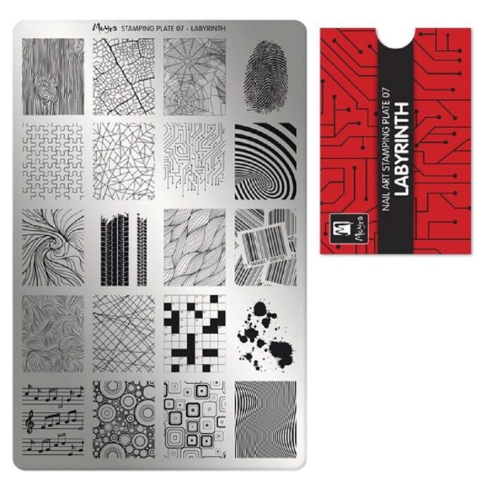 Moyra Stamping Plate No 007 - Labyrinth