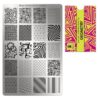 Moyra Stamping Plate No 008 - Geometry