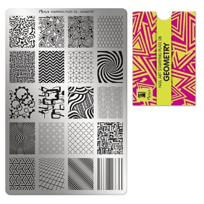 Moyra Stamping Plate No 008 - Geometry