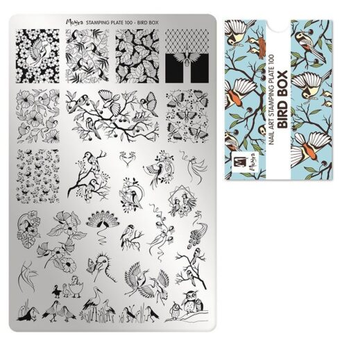 Moyra Stamping Plate No 100 - Bird Box