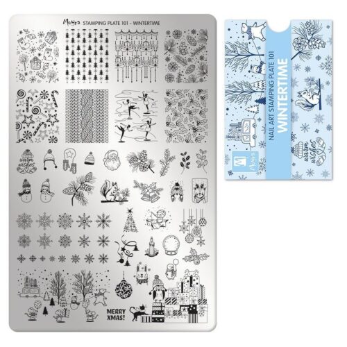 Moyra Stamping Plate No 101 - Wintertime