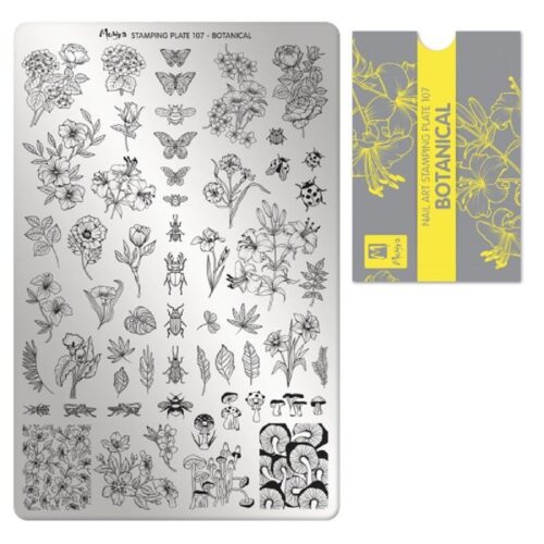 Moyra Stamping Plate No 107 - Botanical