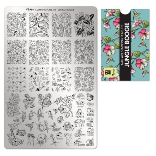 Moyra Stamping Plate No 112 - Jungle Boogie
