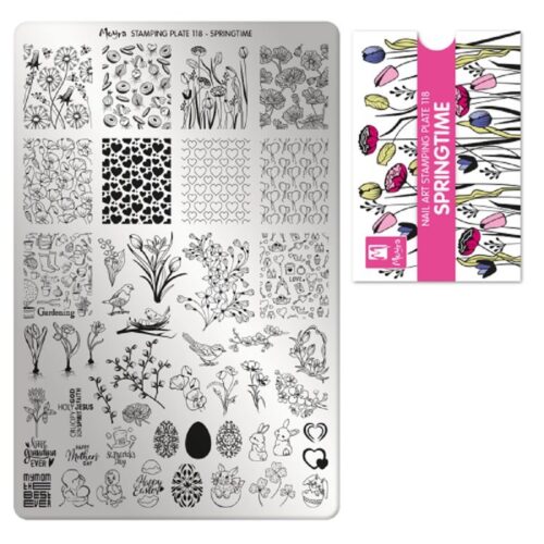 Moyra Stamping Plate No 118 - Springtime