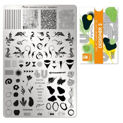 Moyra Stamping Plate No 120 - Designer 2