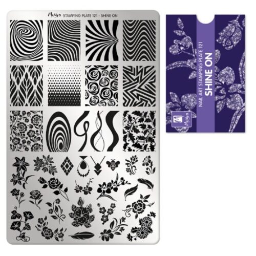 Moyra Stamping Plate No 121 - Shine On