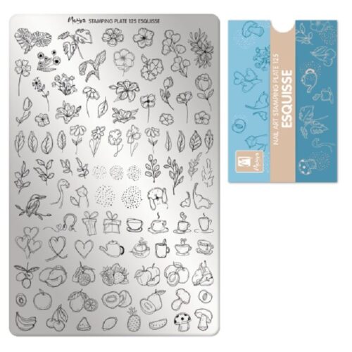 Moyra Stamping Plate No 125 - Esquisse