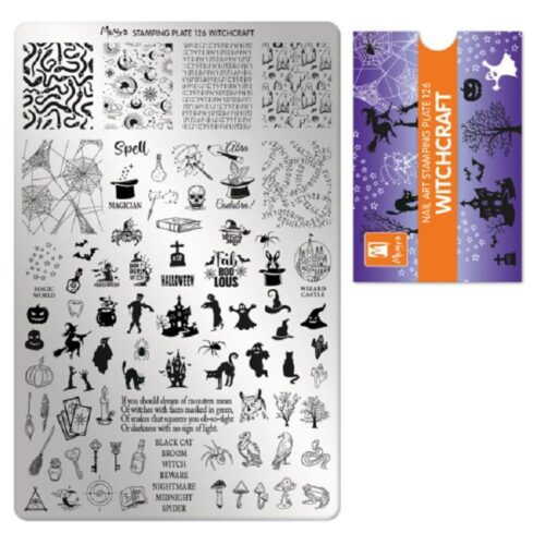 Moyra Stamping Plate No 126 - Witchcraft