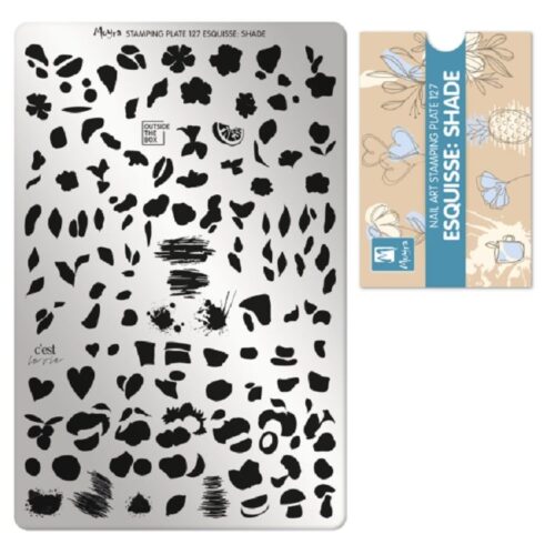 Moyra Stamping Plate No 127 - Esquisse Shade