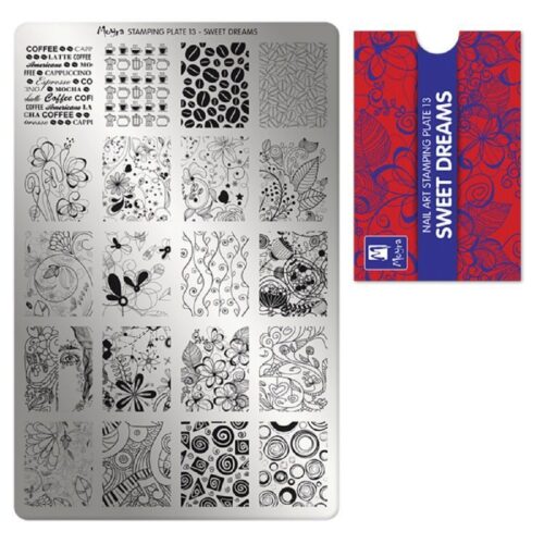 Moyra Stamping Plate No 013 - Sweet Dreams