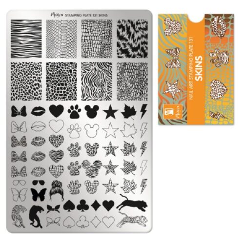 Moyra Stamping Plate No 131 - Skins