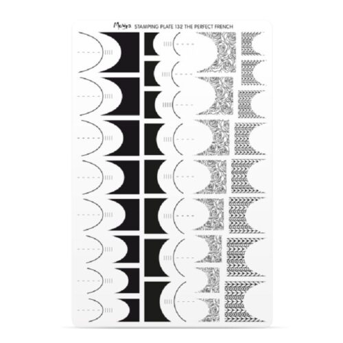 Moyra Stamping Plate No 132 The try-on plate sheet