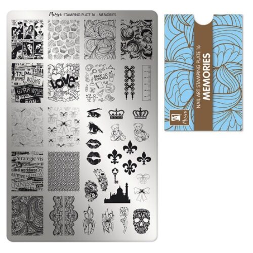 Moyra Stamping Plate No 016 - Memories