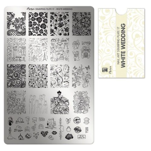 Moyra Stamping Plate No 017 - White Wedding