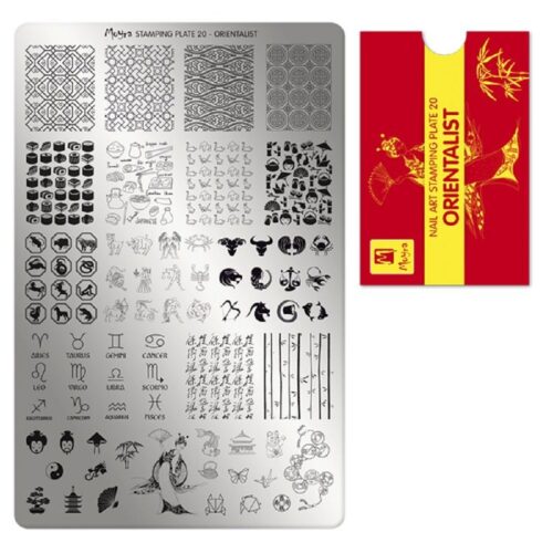 Moyra Stamping Plate No 020 - Orientalist