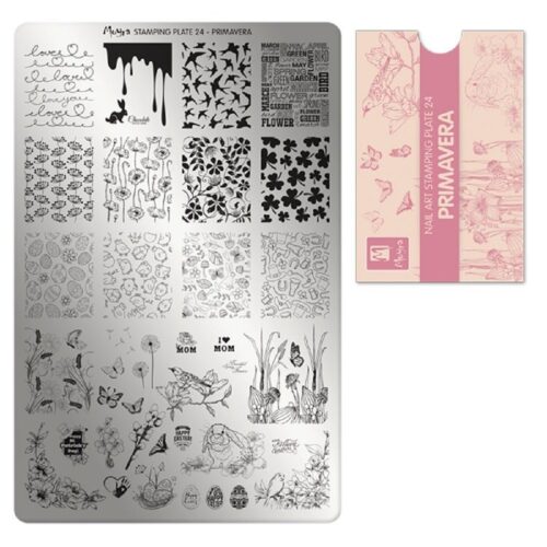 Moyra Stamping Plate No 024 - Primavera
