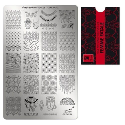 Moyra Stamping Plate No 028 - Femme Fatale