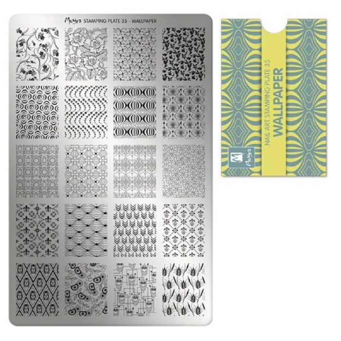 Moyra Stamping Plate No 035 - Wallpaper