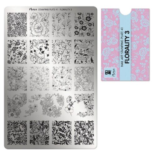 Moyra Stamping Plate No 041 - Florality 3