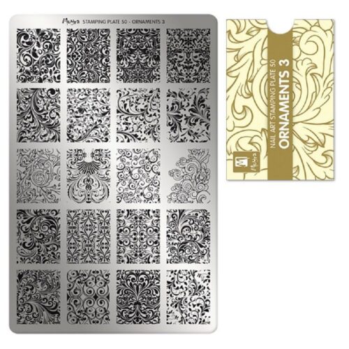 Moyra Stamping Plate No 050 - Ornaments 3