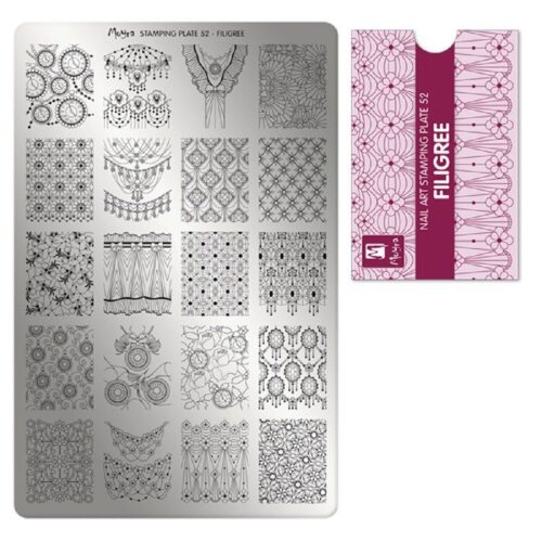 Moyra Stamping Plate No 052 - Filigree