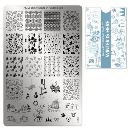 Moyra Stamping Plate No 057 - Winter is Here