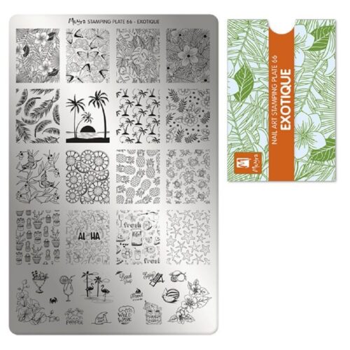 Moyra Stamping Plate No 066 - Exotique