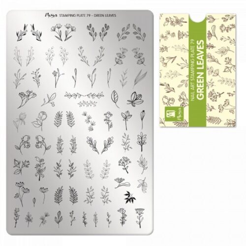 Moyra Stamping Plate No 079 - Green Leaves