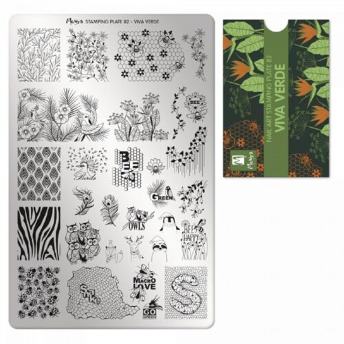 Moyra Stamping Plate No 082 - Viva Verde