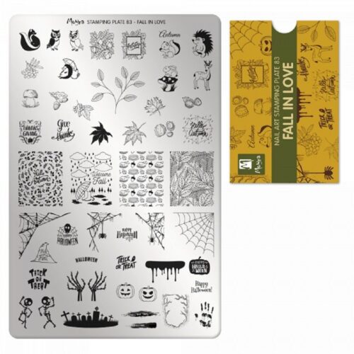 Moyra Stamping Plate No 083 - Fall in Love