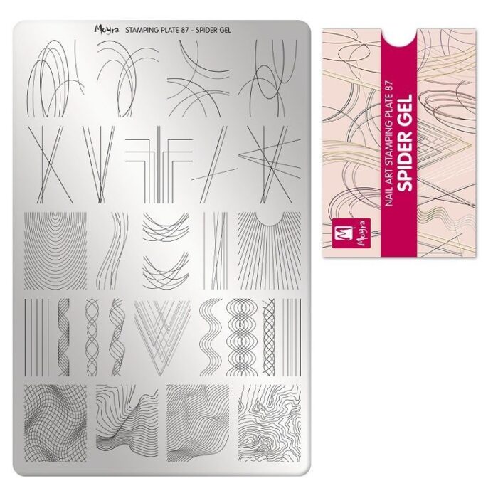 Moyra Stamping Plate No 087 - Spider Gel