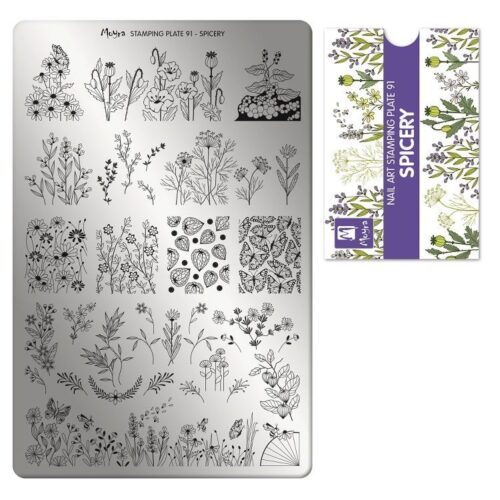 Moyra Stamping Plate No 091 - Spicery