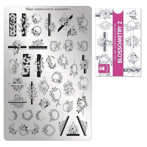 Moyra Stamping Plate No 093 - Blossometry 2