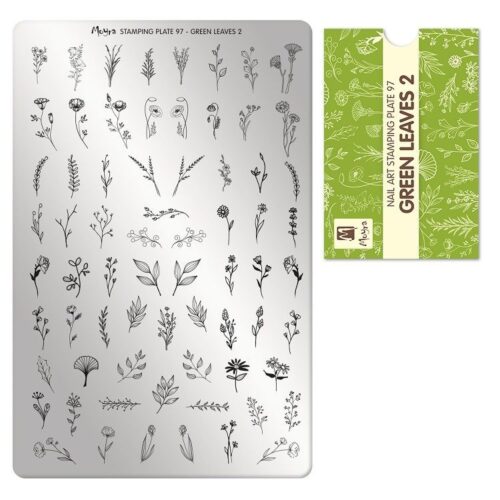 Moyra Stamping Plate No 097 - Green Leaves 2