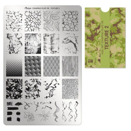 Moyra Stamping Plate No 098 - Texture 2