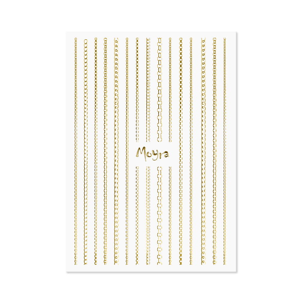 Moyra Nail Art Stripes Chain No 01 Gold