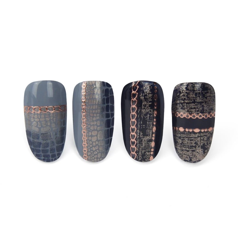 Moyra Nail Art Stripes Chain No 03 Rose Gold - Image 2
