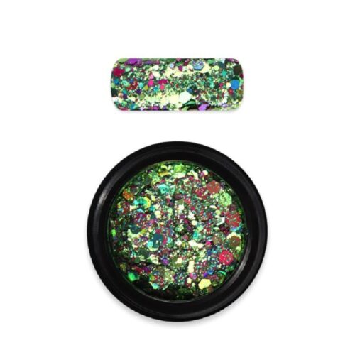 Moyra Holo Glitter Mix No 18 Chameleon Green