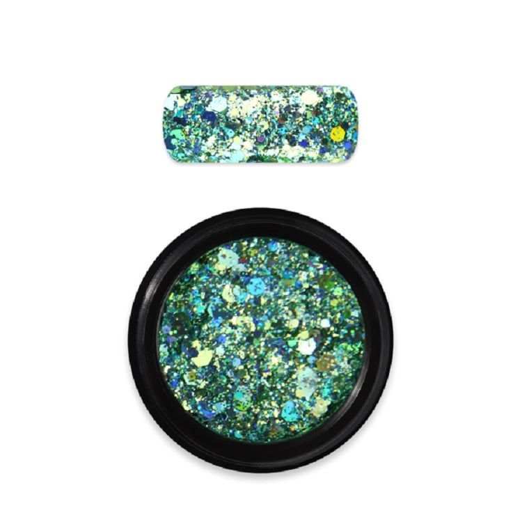 Moyra Holo Glitter Mix No 19 Turquoise Green