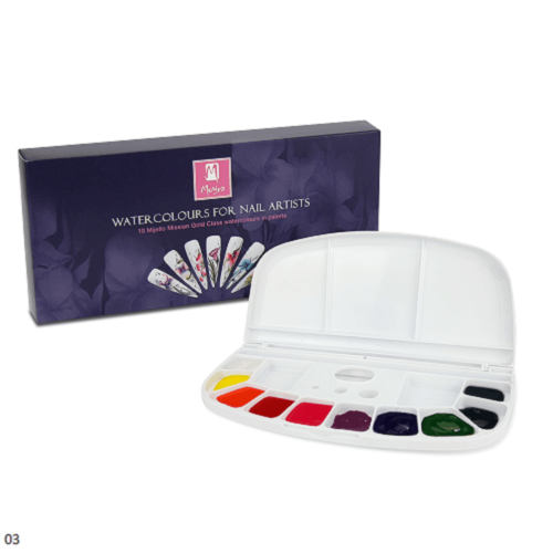 Mijello for Moyra mini watercolor paint set in palette No 03