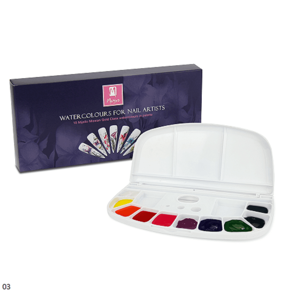 Mijello for Moyra mini watercolor paint set in palette No 03