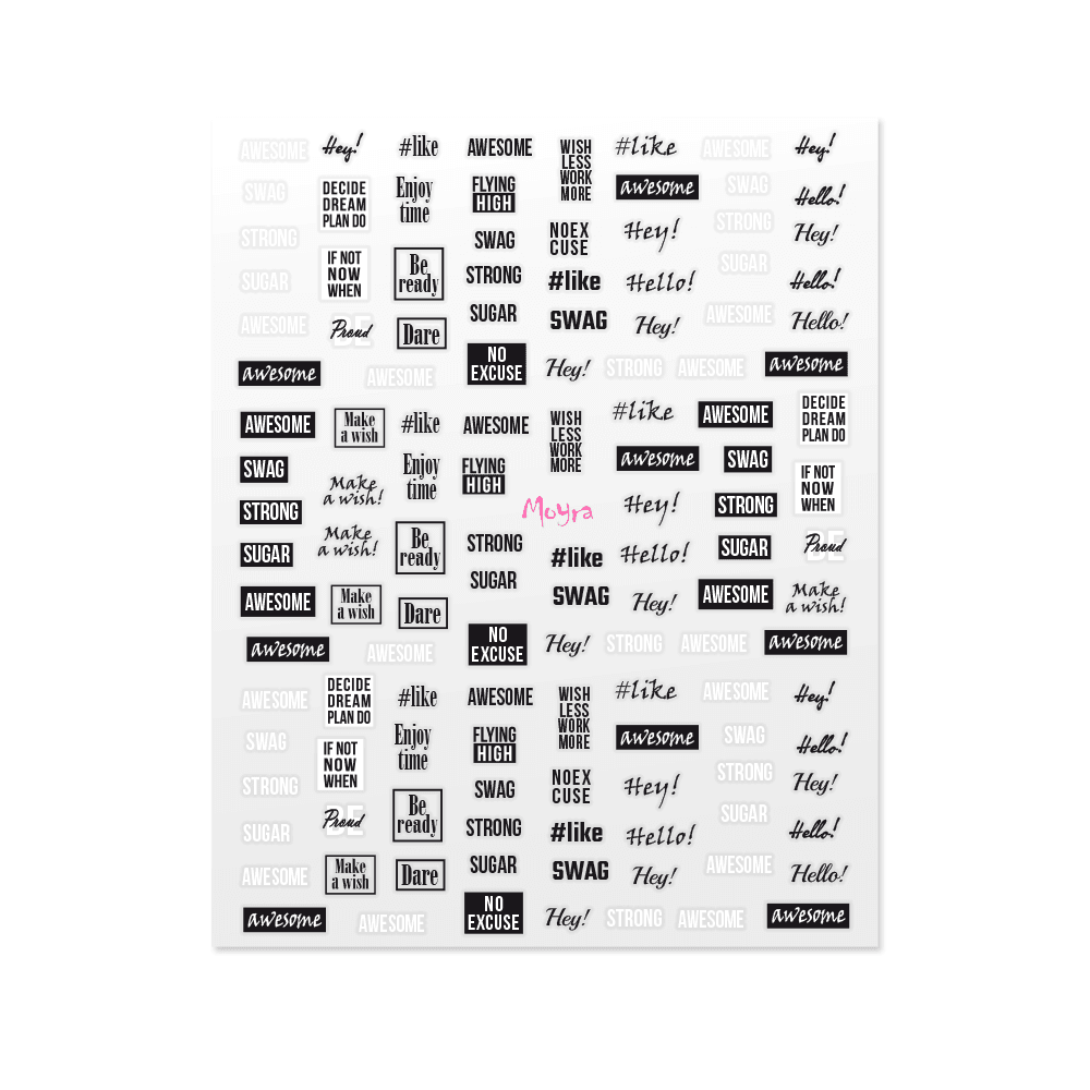 Moyra Self Adhesive stickers No 11