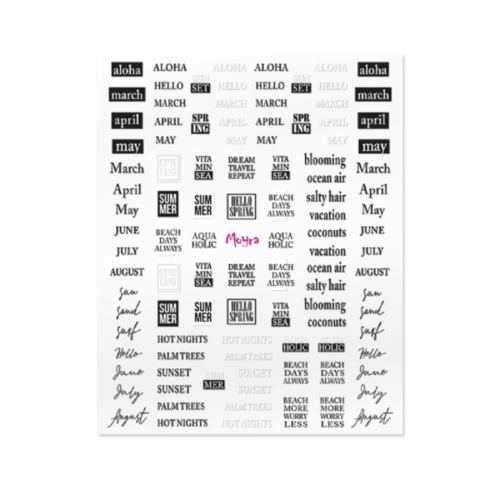 Moyra Self-adhesive Stickers No 17