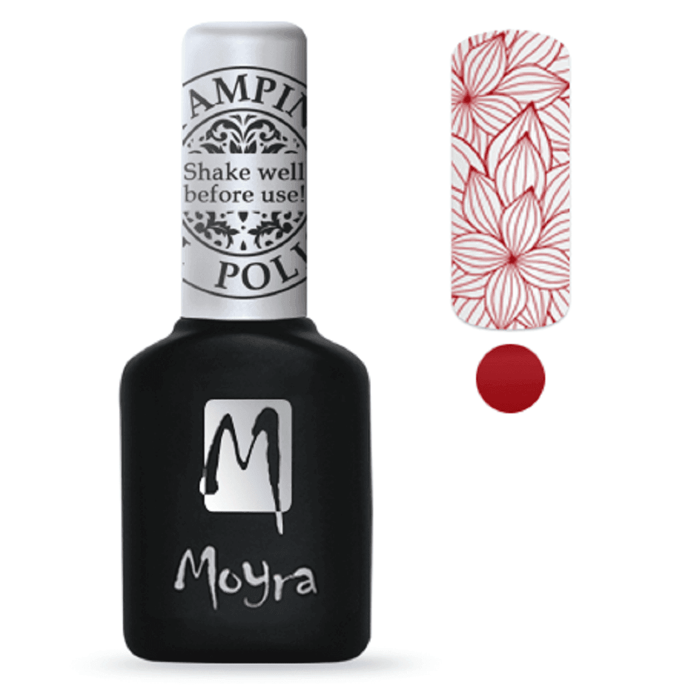 Moyra Stamping Gel Polish SGP 06 - Red