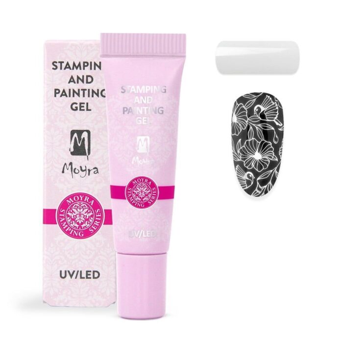 Moyra Stamping and Painting Gel No 01 - White