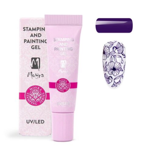 Moyra Stamping and Painting Gel No 05 - Purple