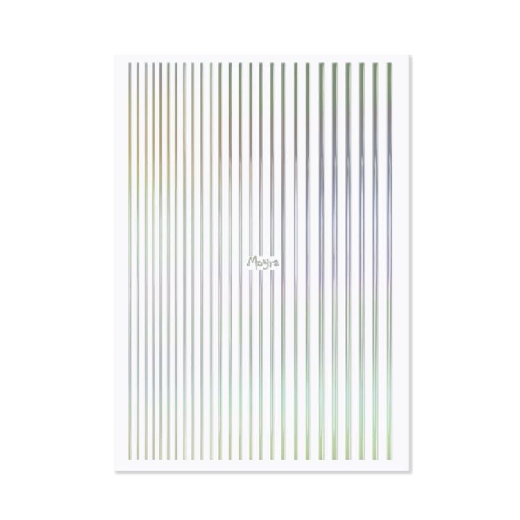 Moyra Nail Art Stripes No 06 Holo Silver